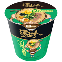 Uni-President统一清真版汤达人日式牛肉拉面 杯面 83g*12杯 整箱 方便面 速食泡面 【清真】汤达人日式牛肉拉面12杯