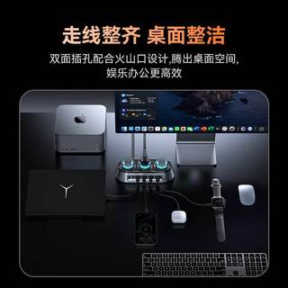 ThinkPad 锋行者氮化镓150W桌面充电站 Type-C多口PD快充器