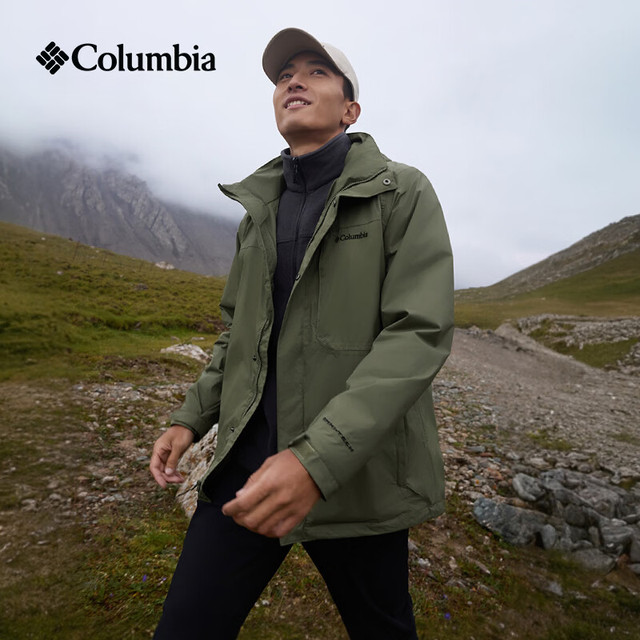 Columbia 男子户外防水三合一冲锋衣 WE6508