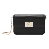 FURLA/芙拉 1927牛皮迷你斜挎包 黑色
