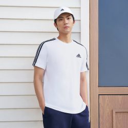 adidas 运动生活男款短袖T恤26800-2026AL