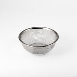 無印良品 MUJI 不锈钢沥水盆 S 直径16.5cm×高6.5cm 厨房洗菜盆