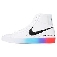 NIKE 耐克 Blazer系列 女士休闲运动鞋 DC3281-101 电玩/白蓝红喷漆/白色 37.5