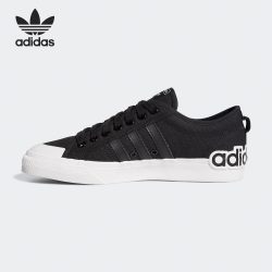 adidas 官方正品NIZZA三叶草男女休闲板鞋 EF5713 EF5714