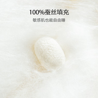 蚕花娘娘 100%蚕丝被 可水洗夏凉被 150*200cm