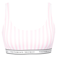 VICTORIA'S SECRET/维多利亚的秘密 粉白条纹弹力下围超薄文胸 S