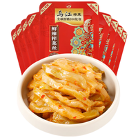 乌江 鲜辣榨菜丝 88g*5袋+赠杂酱138g 泡菜咸菜