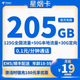 中国电信 山东省19元205G全国流量不限速