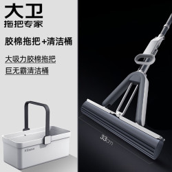 大卫 M13 胶棉拖把套装 33cm 135cm