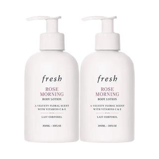 fresh馥蕾诗晨间玫瑰香香氛身体乳300ml*2