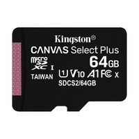 金士顿 Kingston 64GB MicroSDXC存储卡 U1 A1 V10 读速100MB/s