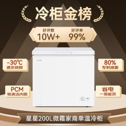 星星（XINGX）200L单温家用小型冰柜