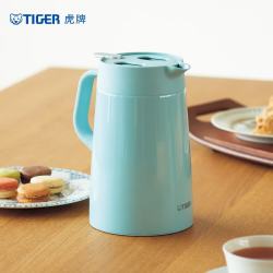 TIGER 虎牌 保温壶 304不锈钢时尚简约保温壶PWO-A12C-AC 水蓝色 1.2L