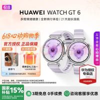 华为 WATCH GT 6 智能手表 41mm 流光紫 氟橡胶表带（北斗、GPS、血氧）