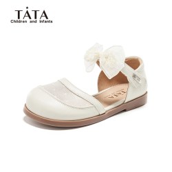 TATA他她童鞋 女童国风软底公主皮鞋