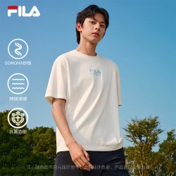 FILA 男款冰丝抗菌短袖T恤
