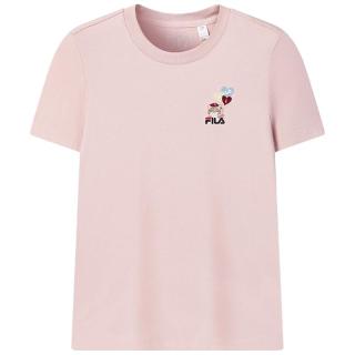 FILA 针织冰丝修身运动 T 恤