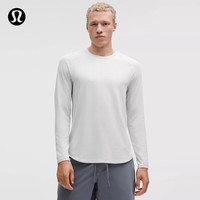 lululemon 露露乐蒙 License to Train 男士运动长袖T恤 杂色蒸汽灰 2XL