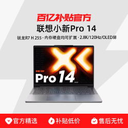 Lenovo/联想 小新 pro14  锐龙标压处理器14英寸金属机身轻薄本学习办公便携笔记本电脑 百亿补贴