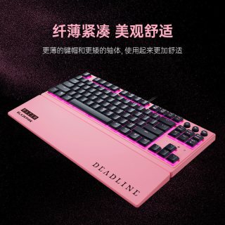 雷蛇 雨林狼蛛游戏有线键盘