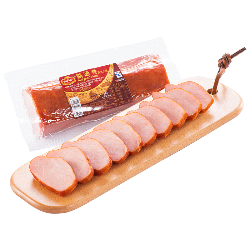 哈肉联 香辣通脊熏猪里脊肉 200g*2袋