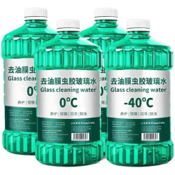 荣力 去油膜虫胶夏季汽车玻璃水 强力去污防雨清洁养护 冬季防冻 四季通用