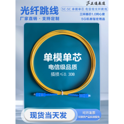 正通飞达SC-SC单模单芯光纤跳线单模尾纤光纤线全新长度可定制