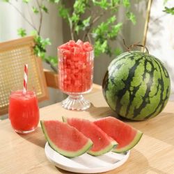 京鲜生 麒麟西瓜 1粒净重5-7斤 新鲜水果 源头直发