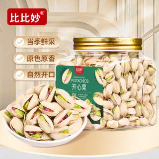 比比妙 开心果 500g 特大颗粒 无漂白 原味罐装