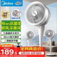 美的 落地空气循环扇大风量电风扇GAJ24HBZ