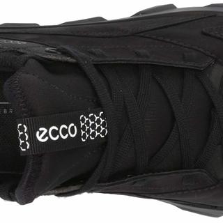 ECCO 爱步 Mx 女式低帮运动鞋,黑色//白色,6-6.5
