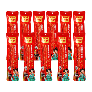 回味一梦 手撕鸭脖（香辣味）55g*10根