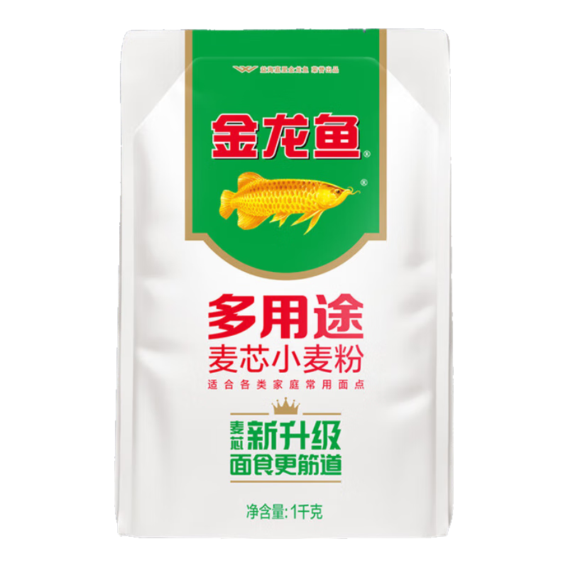 金龙鱼 多用途麦芯小麦粉 1kg*1袋