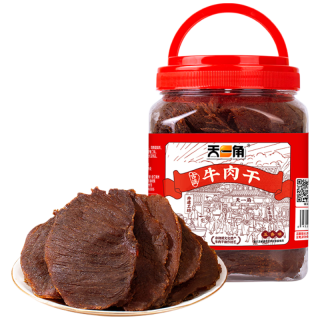 天一角 古法卤牛肉干 五香 350g 休闲零食