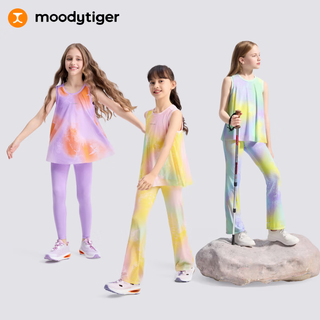 moodytiger 仙女家族女童凉感防晒背心 蕙兰紫 140cm