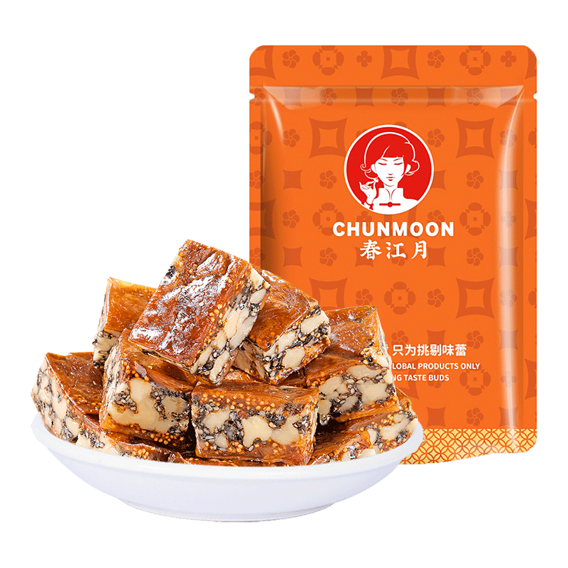春江月 黑芝麻黄芪无花果核桃仁派 250g