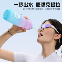 西骑者 渐变粉紫 650ml 骑行水壶