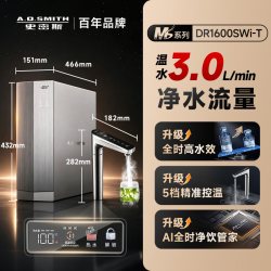 A.O.SMITH AO史密斯MS家用加热一体厨下大流量反渗透热直饮净水器