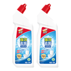 威王 强效洁厕灵液500g*2 马桶清洁剂洁除菌卫生间强力除垢除臭去异味