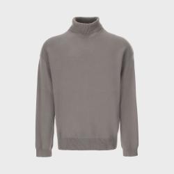 ZARA 男式慵懒极简风纯色高翻领长袖套头针织衫
