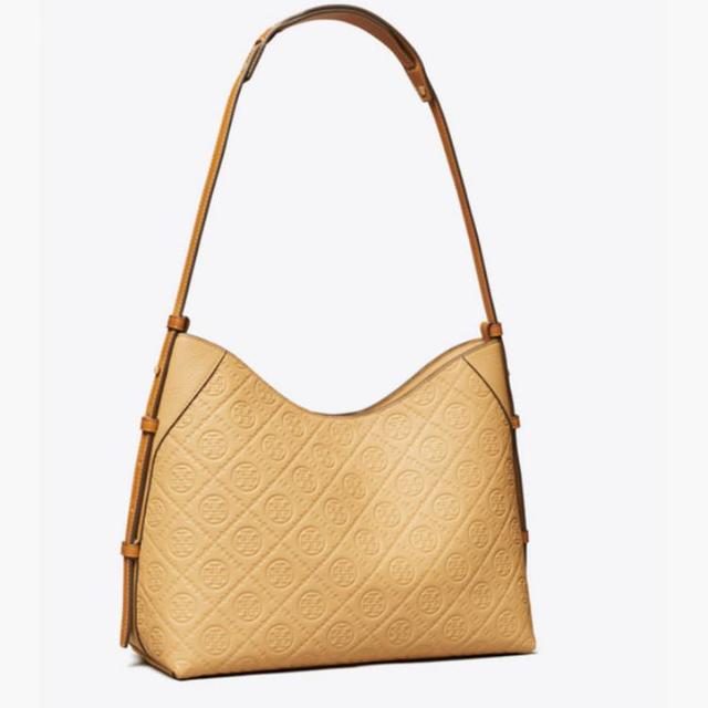 TORY BURCH 专柜款 T MONOGRAM皮革单肩手提包