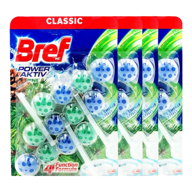 Bref 悬挂式马桶清洁球清洁剂洁厕球洁厕宝洁厕灵洗厕所除臭魔力球清新 Bref松香味3挂*2