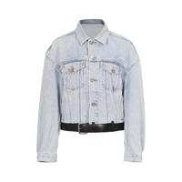 alexanderwang ALEXANDER WANG 女式春秋款时尚简约休闲百搭牛仔外套