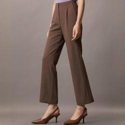Massimo Dutti 女式夏季时尚休闲阔腿裤