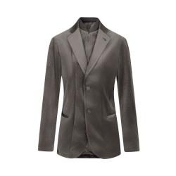 EMPORIO ARMANI 男式春秋款时尚潮流假两件设计感休闲西服外套