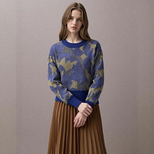 Scotch & Soda SCOTCH&SODA 时尚碎片化肌理感设计针织衫毛衣