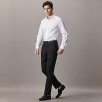 Massimo Dutti 男式纯羊毛休闲锥形长裤