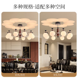 欧普照明 中古风美拉德吊灯 A8头全光谱智控-投影款