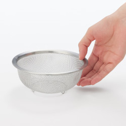 無印良品 MUJI 不锈钢沥水盆 XS 直径14.1x高5.8cm