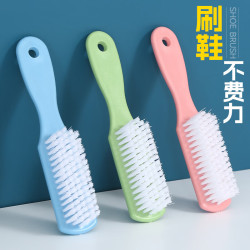 倩挥 鞋刷子家用洗鞋家清洗洗衣服板刷硬毛刷子清洁塑料刷 3把 随机色